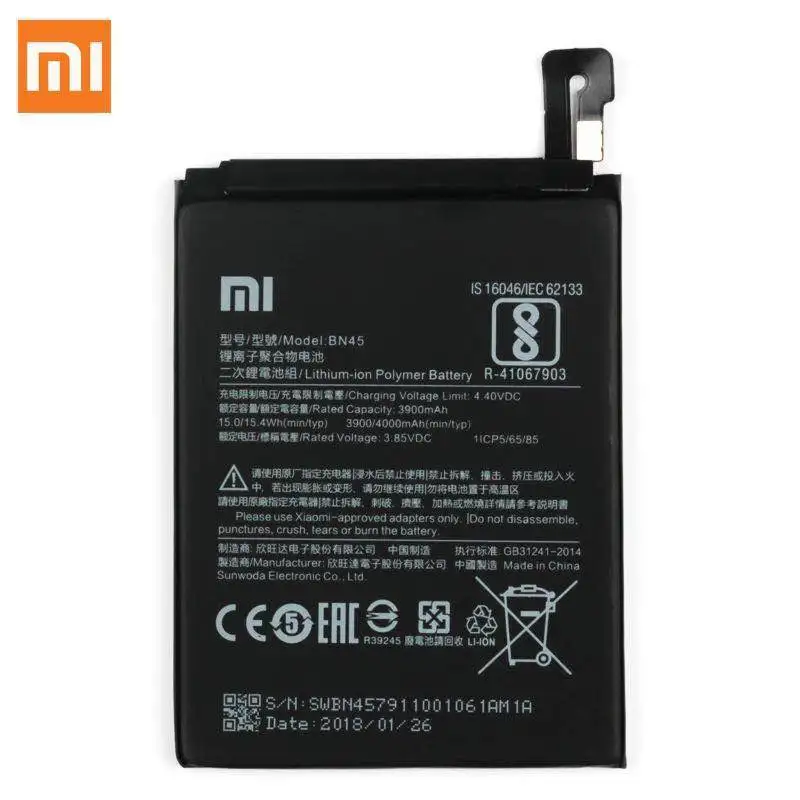 mi bn45 original battery