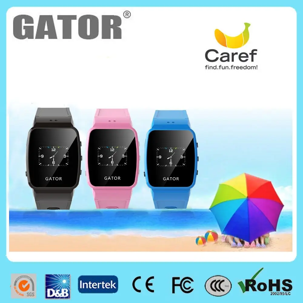 Цена завода gps gsm gator ребенка трекер водонепроницаемые наручные часы tracker для детей