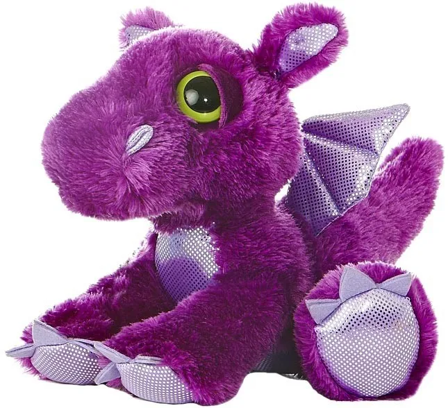 purple dinosaur plush toy