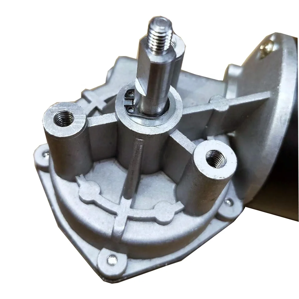 220V DC Motor 200W Waterproof High Torque Worm Gear with Brush Commutation Permanent Magnet Construction for Home Appliance Use