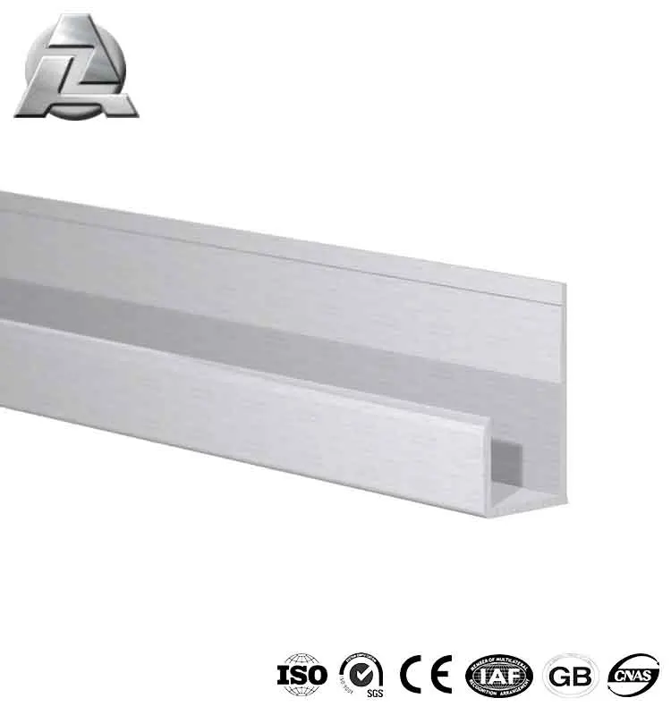 Custom Small Size j Section Aluminium Extrusion