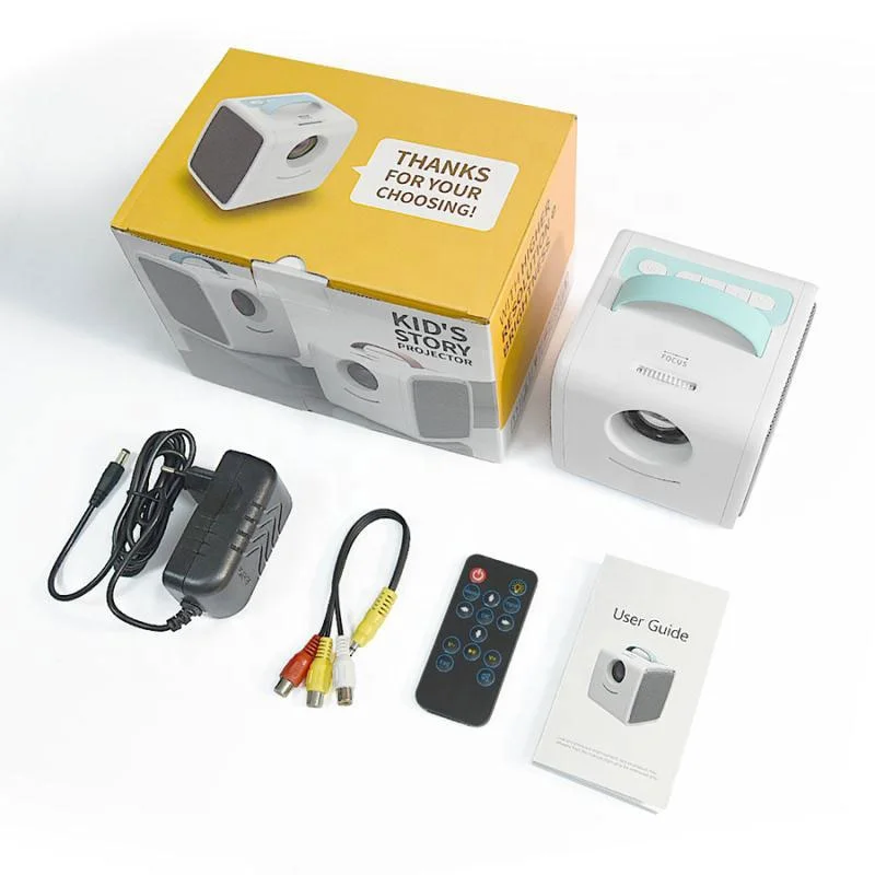 Single-Chip LCD Mini Projector with Front & Rear Projection Lifting Technology