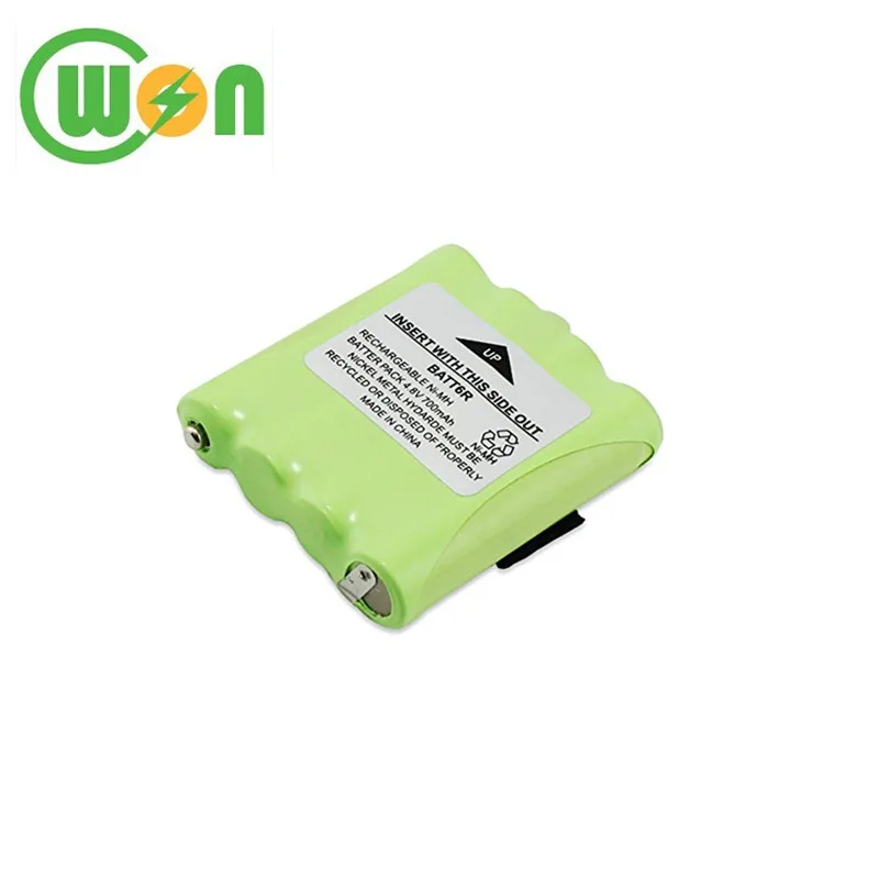 SHAWOROCE 2 X 800 MAh 4,8 V NI-MH Batterie BATT-6R PB-G8 Per Radio Midland Alan, Walkie Talkie G6 G8 M24 M48 M99 Plus AAA Ricaricabili Con Un Sacchetto - 3