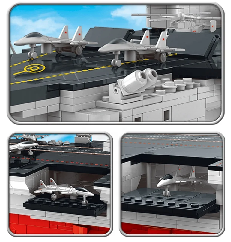 Liaoning Aircraft Carrier Model Building Blocks Toy for Military