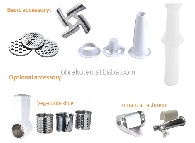 Hot Selling Tasin TS-108 Electric Mini Meat Grinder DGCCRF AMG31B Durable  Aluminium Manual Power Source for Household Use