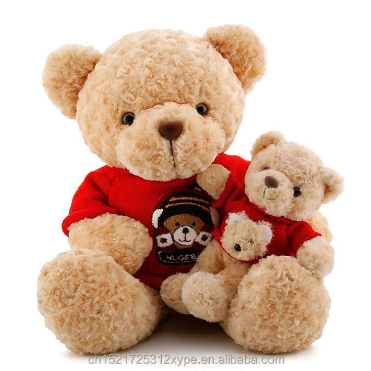 Custom Colorful Plush Teddy Bear Wearing Cowboy Clothing Popular PP Cotton Filled Teddy Bear