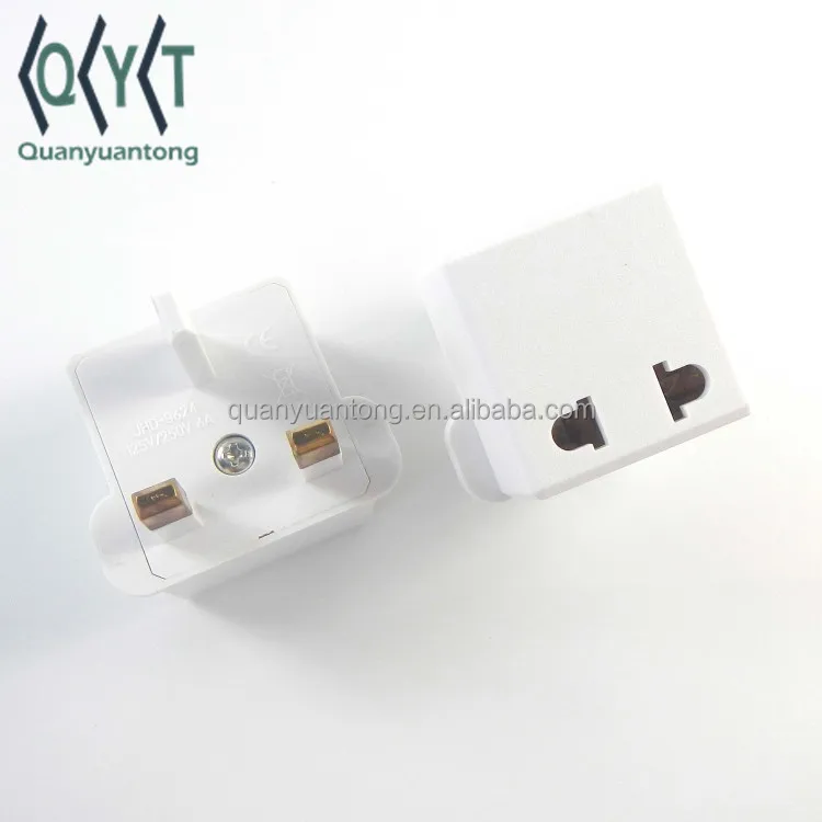 
JHD-9624 WT Белый удлинитель розетка Великобритании Путешествия конвертировать разъема Великобритании к нам JP штекер адаптера переменного тока 