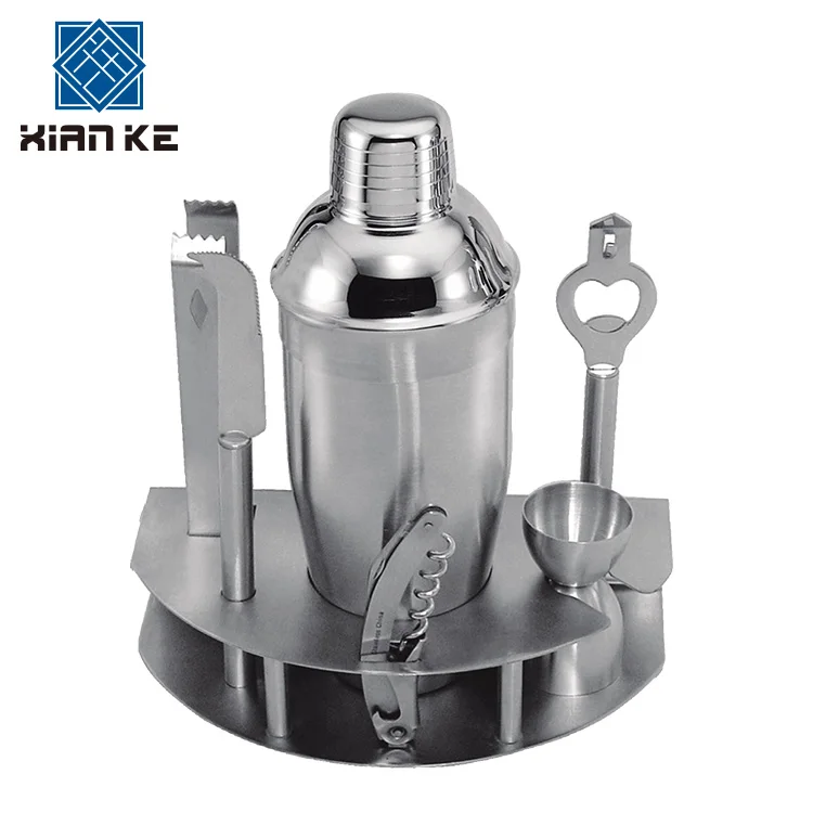 Barware supplier luxury stainless steel bartender kit
