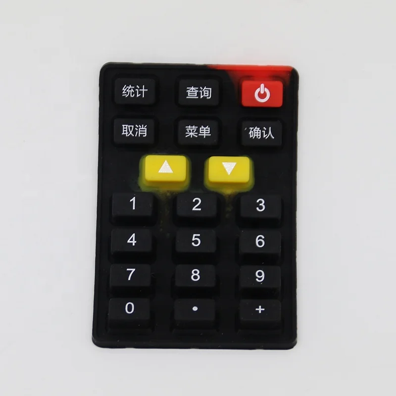 Custom Made Remote Control Calculator POS Silicone Rubber Keypad