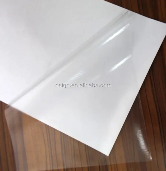 clear adhesive paper
