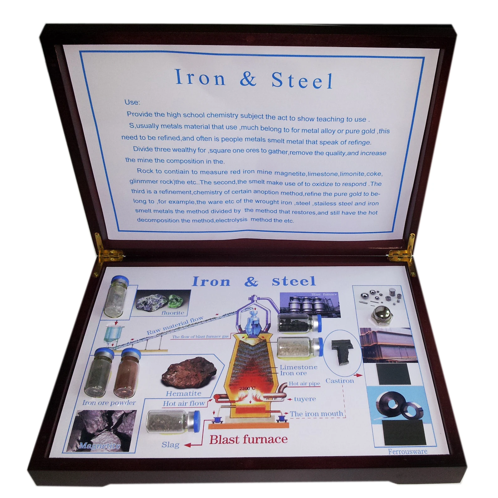 Gelsonlab HSGM-020 Educational Iron and Steel Specimen