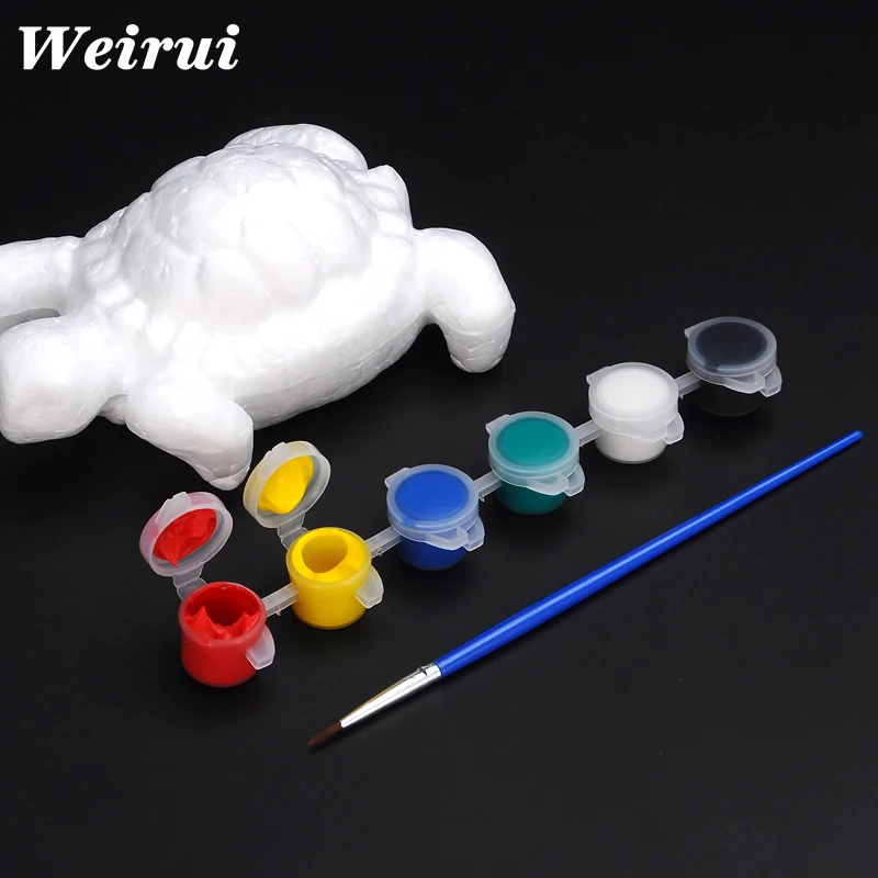 Custom Soft Animal Styrofoam Turtle Toy for Kids Painting