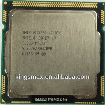 Source Used intel core duo intel core i7 870( 2.93g, l3:8m, rev. B