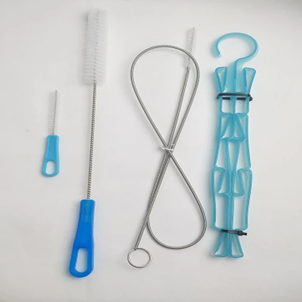 Kit De Nettoyage Pour Sac D'hydratation - 3 Brosses + Support Séchage Pour Réservoir Eau Cyclisme Randonnée