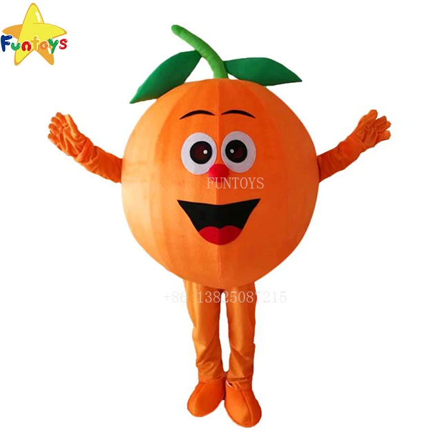 Orange Fruit Cartoon Mascot Costume Halloween Cosplay Dress up Cute Fruit  Character Performance Set - AliExpress