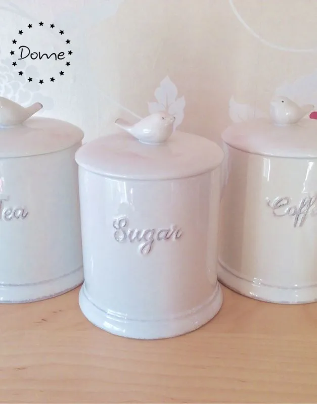 [DUNOON] セラミック製キャニスターセット DUNOON] セラミック製キャニスターセット