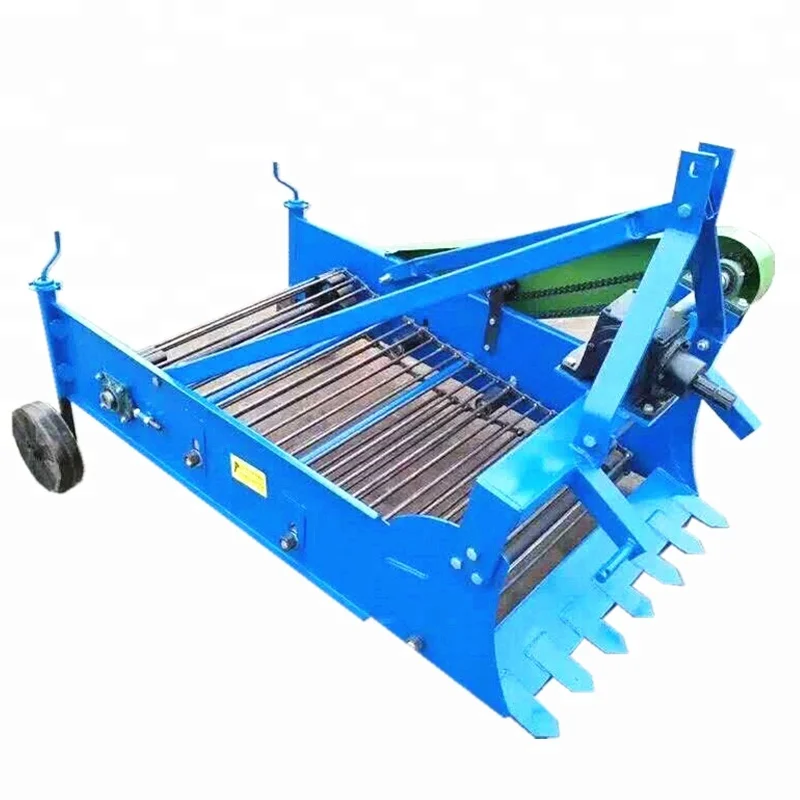 Mini Double Rows Tractor Mounted Onion Cassava Sweet Potato Murphy Carrot Turmeric Harvester