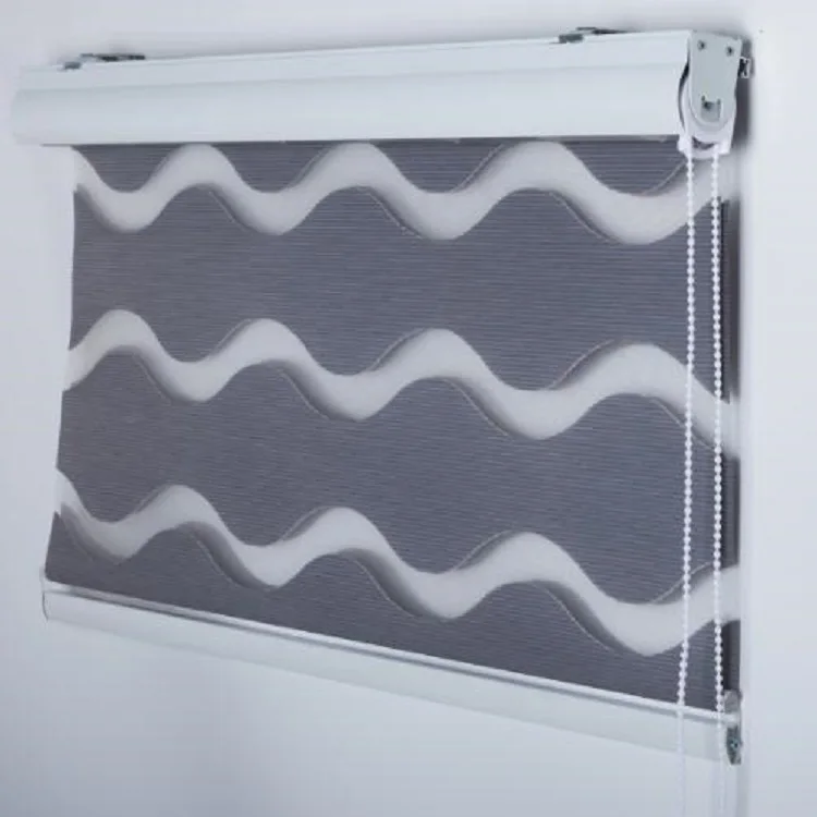 Умный дом украшение пульт дистанционного управления электрический моторизованный тент автоматический Зебра