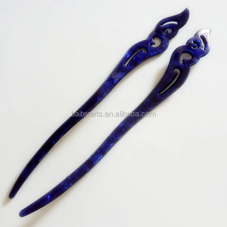 Персонализированные ретро аксессуары для волос, целлюлозный ацетат, акриловая шпилька для волос для женщин