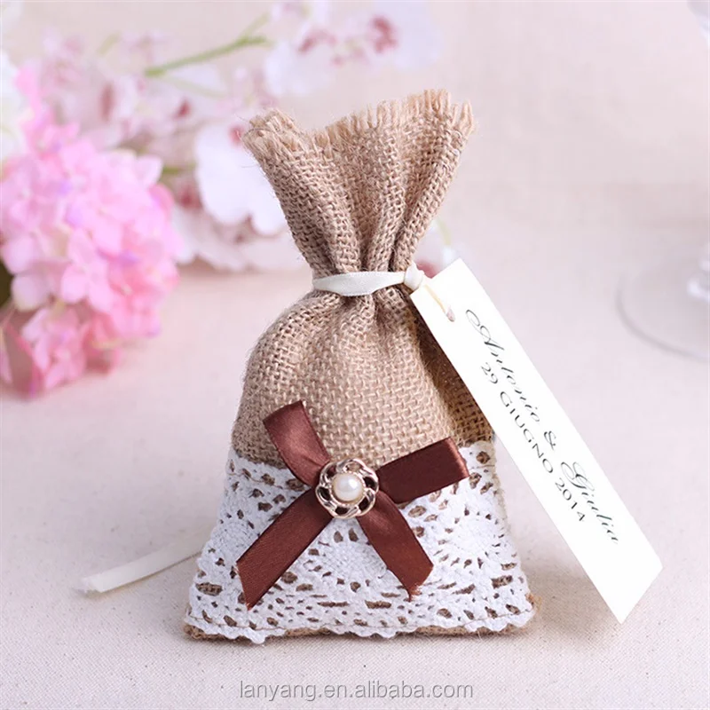 100 Rustic Cottage Wedding Favour Boxes or sweet boxes Vintage Cottage style With Jute finish and label