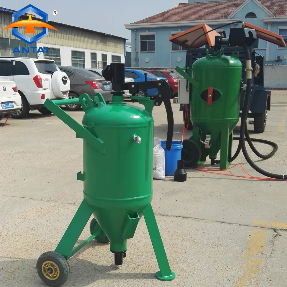ATDB800 Wet Mobile Portable Type Sand Blast Cleaning Machine for Car and Auto Workshop Repair