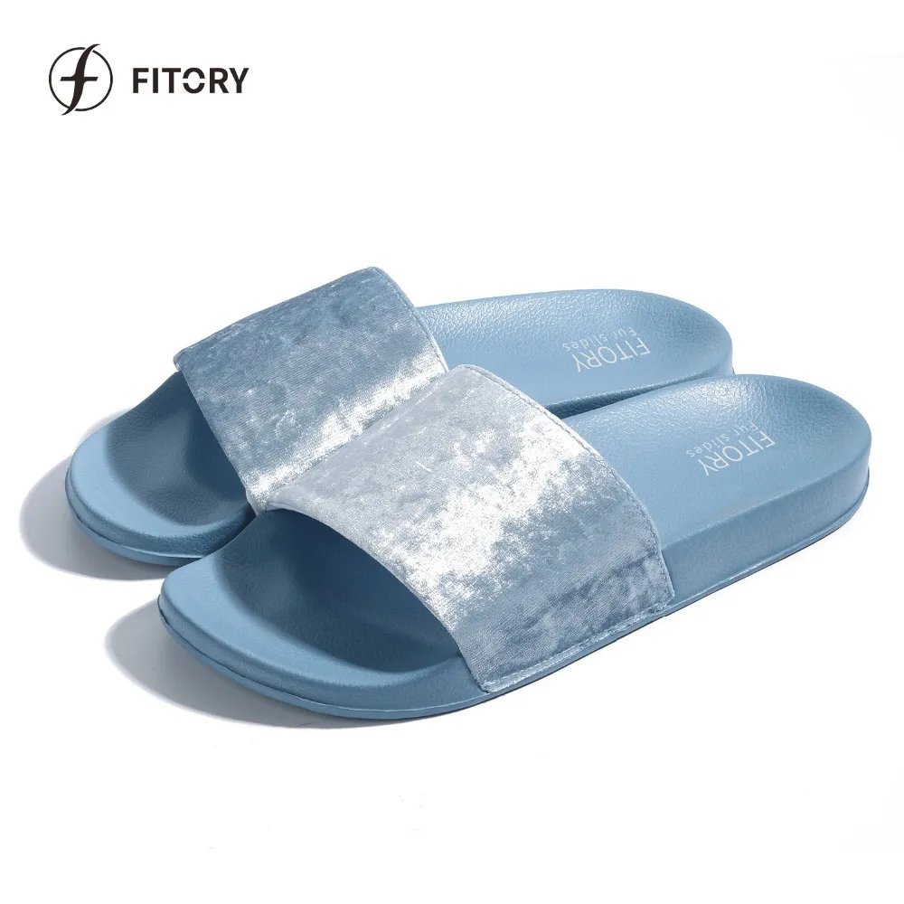 fitory summer velvet slippers women flat Alibaba