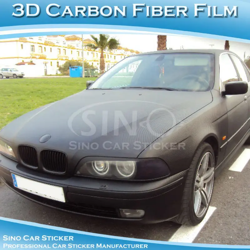 купить 3d углеродного волокна фильм кузов автомобиля наклейку онлайн 1.52x30m