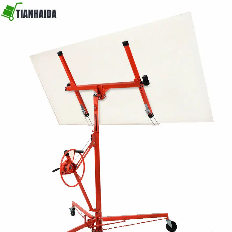 Pandamoto 11 Ft Drywall Hoist Plaster Board Lift Panel Sheet Heavy Duty Lifter Tool 