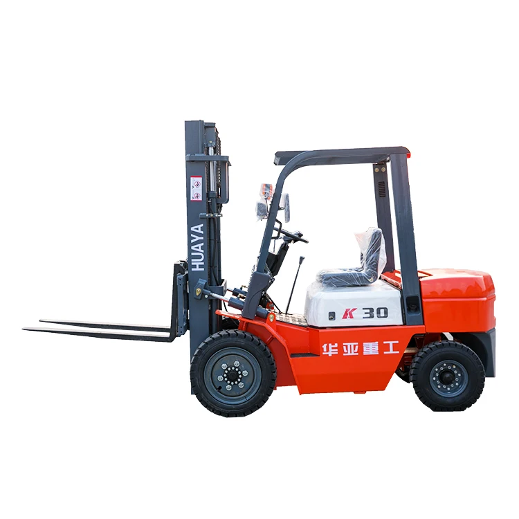 HUAYA新型3トンボスディーゼル手動フォークリフトトラック（コンテナ用 