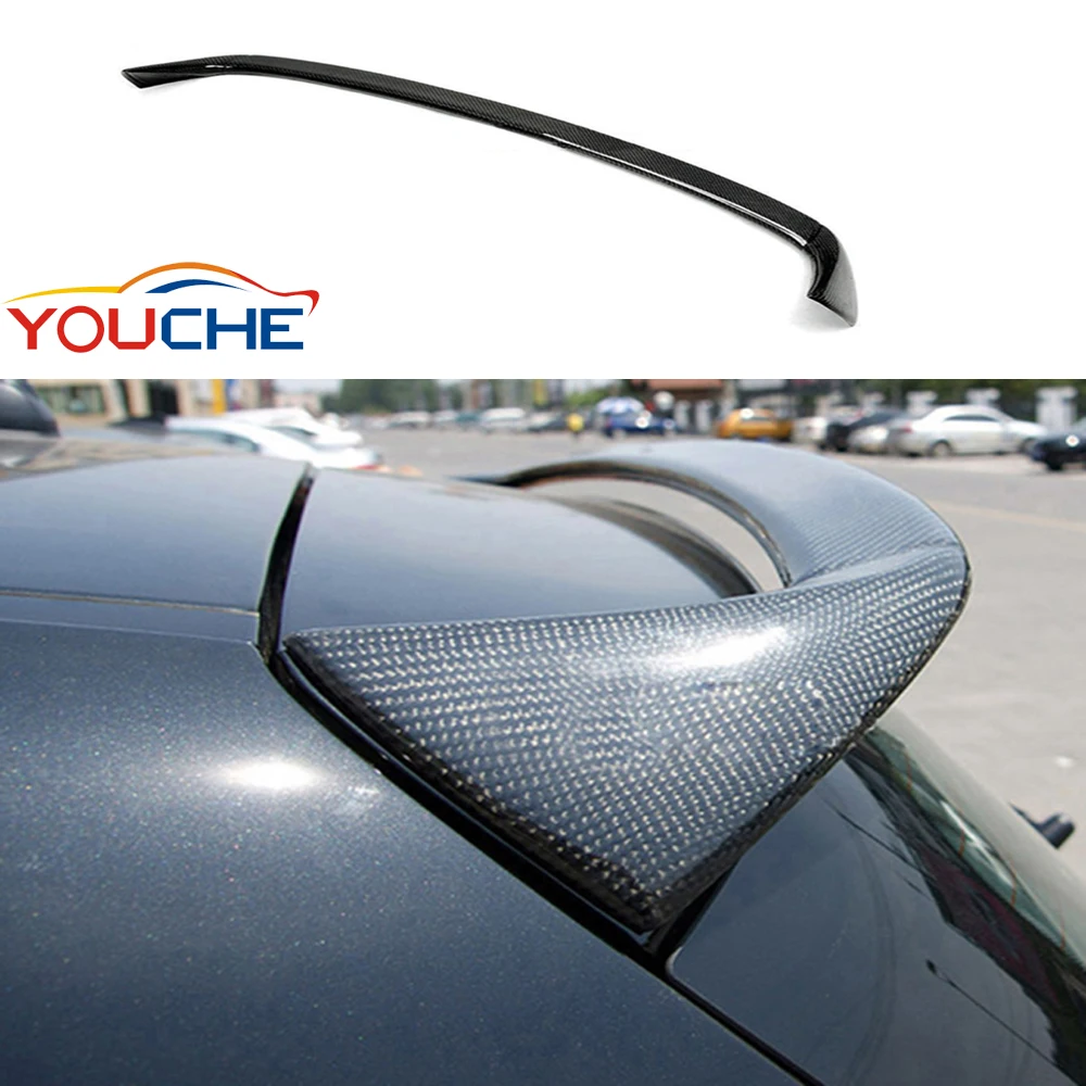 Car ABS Carbon Fiber Rear Spoiler Wing Rear Boot Wing Spoiler Car Styling for BMW 1 Series E87 in 2004-2011 