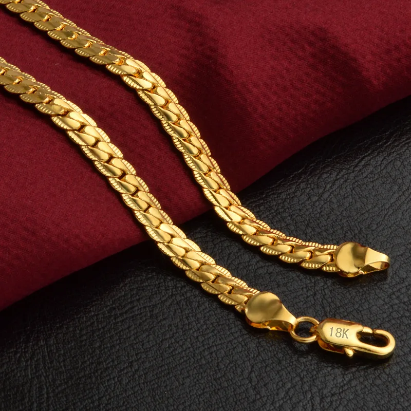 Gold Chain Design For Men In Tola Hainon Wholesale Color 18k Gold