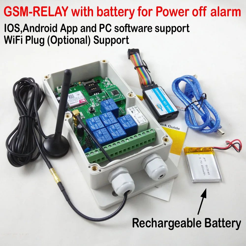 Remote controlled power switch 4G - Remote controlled power outlet