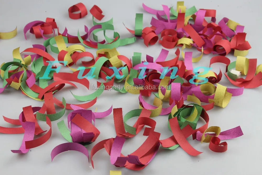 Hot Throwing Coloured Flowers Party Popper Paper