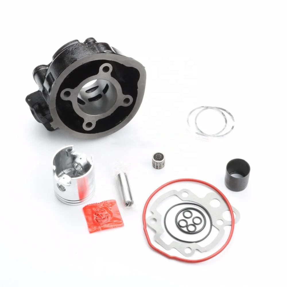 
47 мм комплект цилиндров с большим отверстием 70cc, детали двигателя мотоцикла AM6 с блоком цилиндров, поршневые кольца, комплект прокладок 