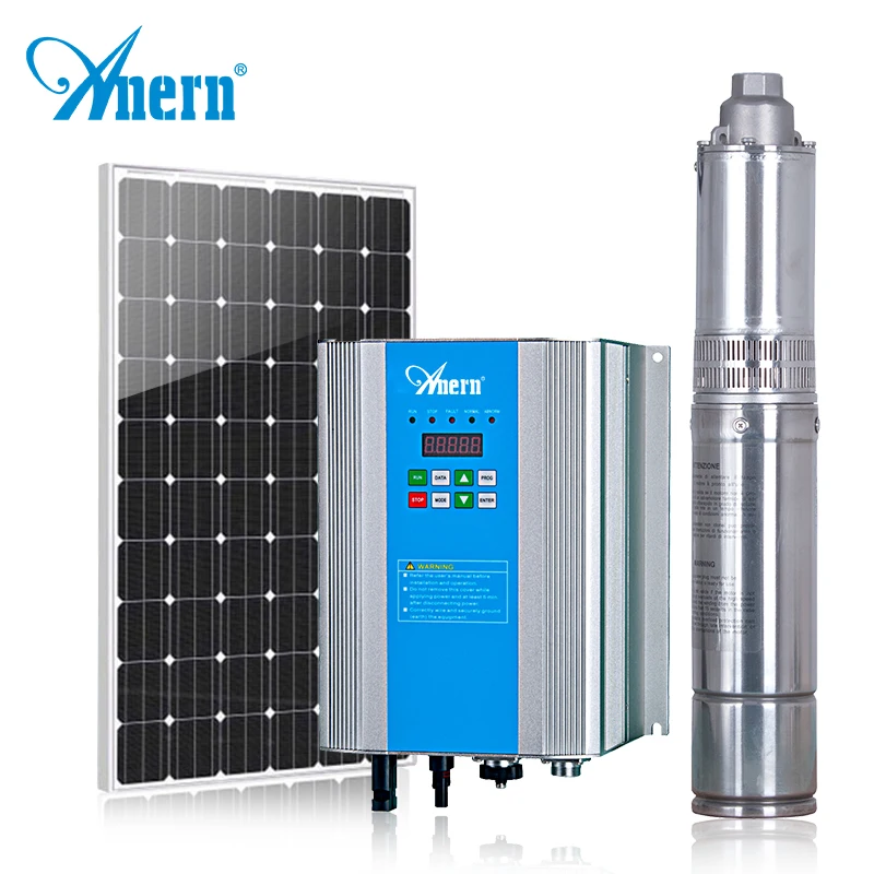 Anern mini solar powered irrigation water pump for agriculture