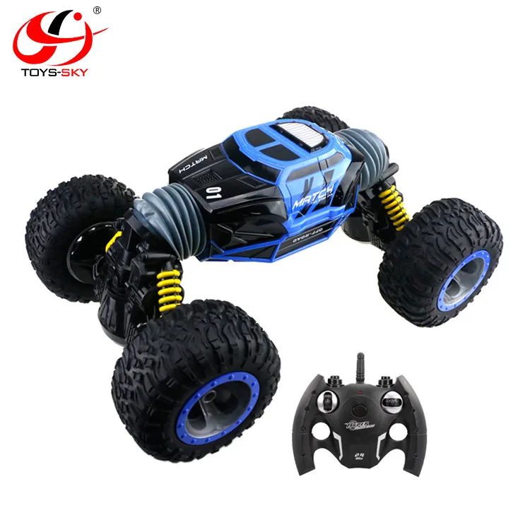 rc double sided stunt car