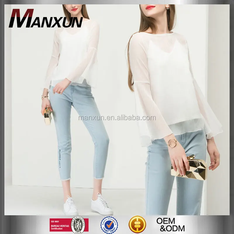 Spring Summer Girls See Through Blouse White Shirt Long Sleeve Matching Tank Underwear Sexy Transparent Mesh Top Buy Women Sexy Mesh Top Mesh Tops For Women Sexy Mesh See Through Underwear Product On Alibaba Com
