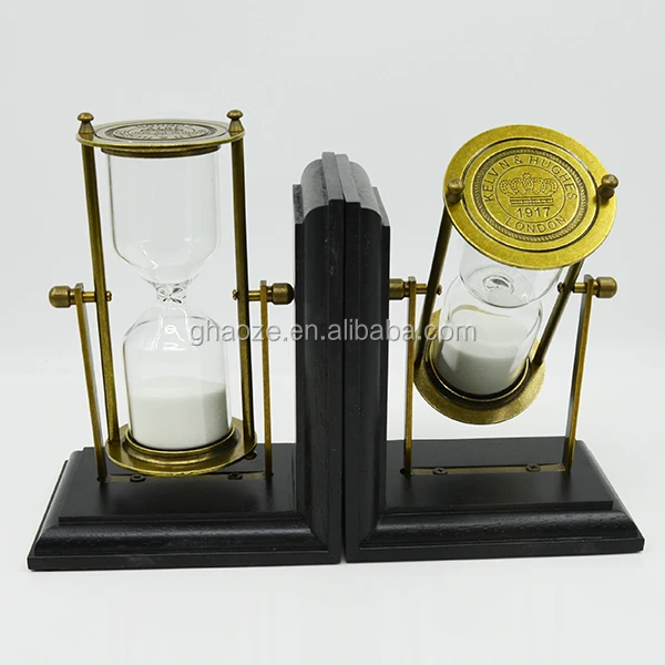 Metal hora reloj de arena grande decorativo arena fábrica