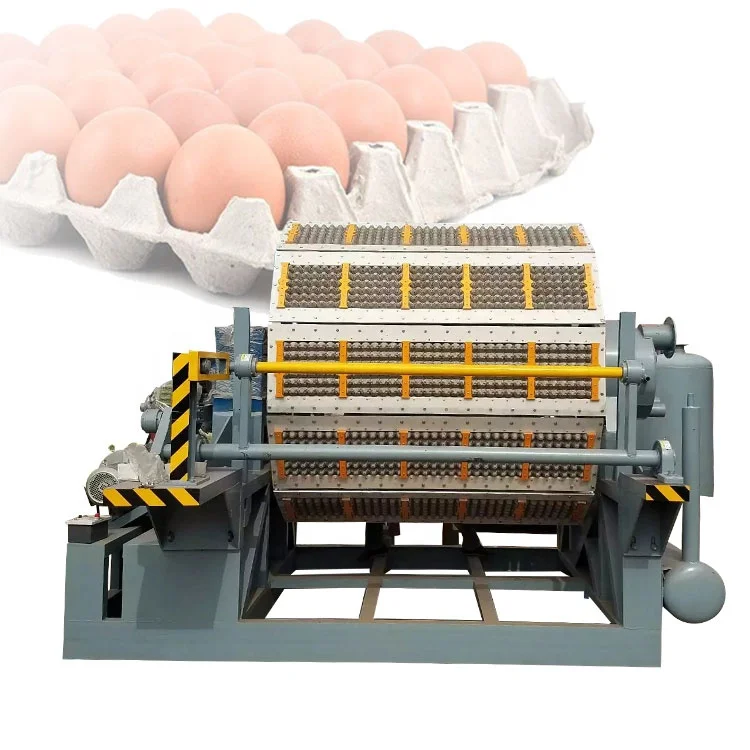 3000-6500PCS/H boîte en carton de fabrication entièrement automatique de  plateau d'oeufs de pâte à papier Machine - Chine Machine de moulage plateau  à œufs, machine de moulage de plateau