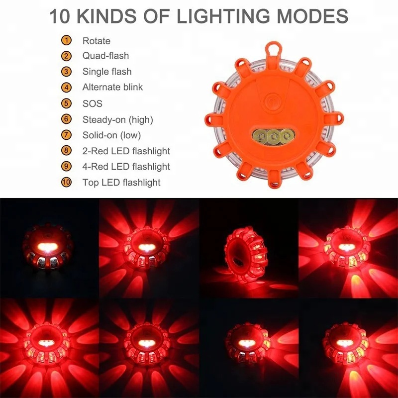 Аварийная вспышка со светодиодным маяком