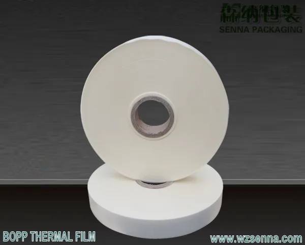 
bopp matte thermal lamination roll film in China 