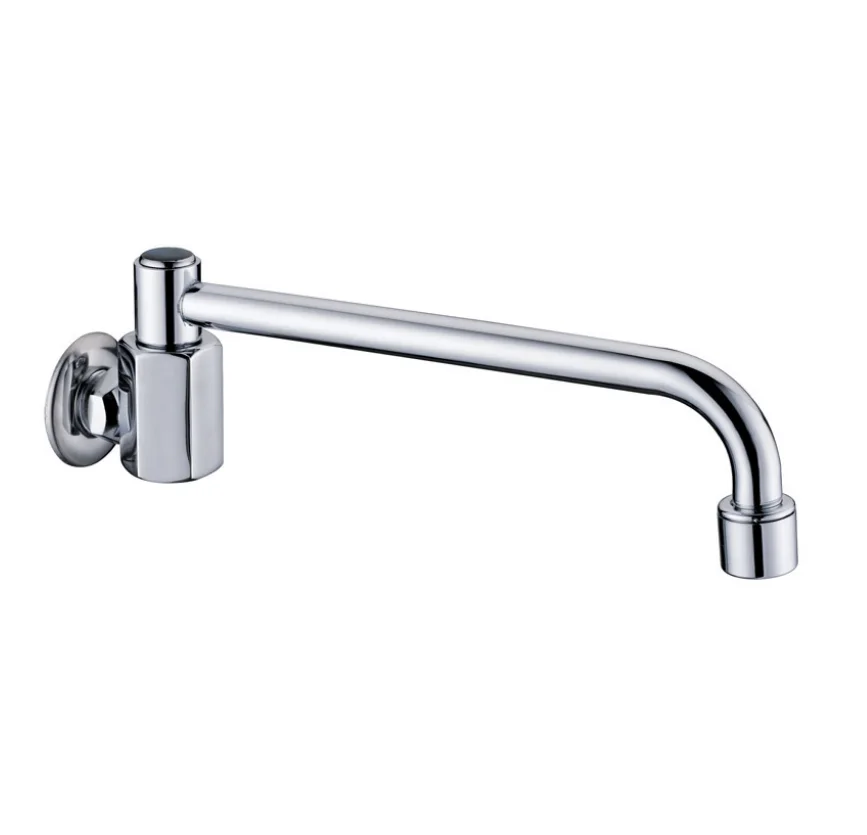 12" Autoflow Swing Faucet For Commercial Wok Ranges - Chrome Plated Brass