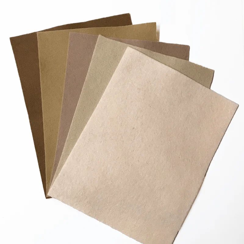 Цветной фетровый лист 1*1 м из прессованной шерсти