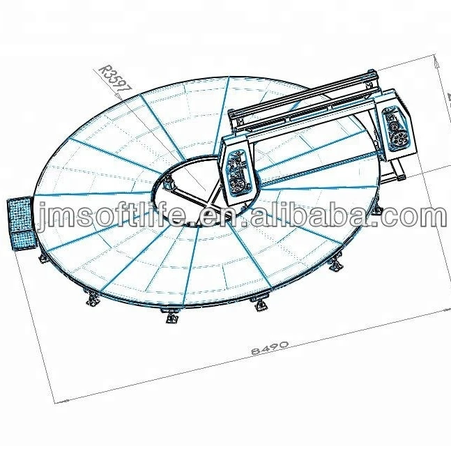 Round Circle Cutting Machine to Cut Sponge
