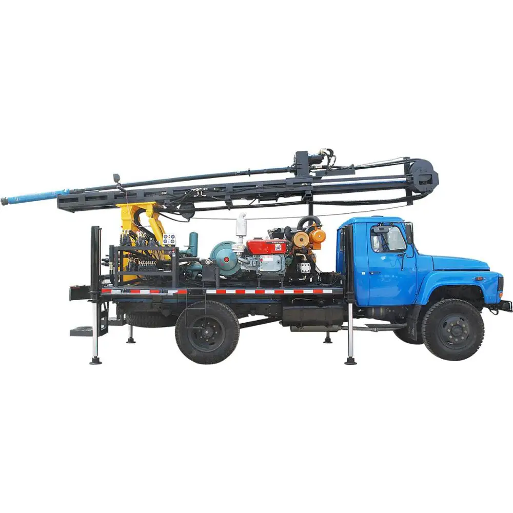 
 Hot Selling and Durable Quality 200M Depth Truck Mounted Water Borewell Drill Equipment for Civil