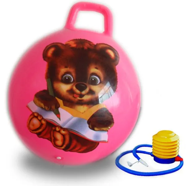 Inflatable Kids Bouncing Ball New Design Custom Bouncing Ball With Handle