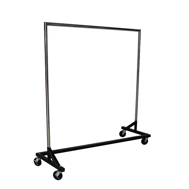Heavy Duty Commercial Grade Rolling Z Garment Rack Clothing With