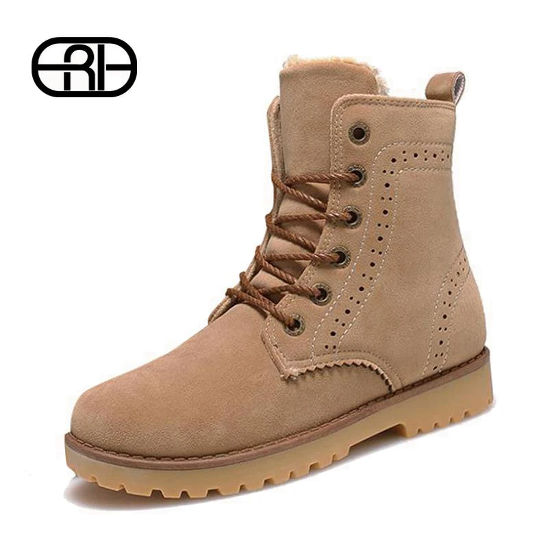 High-Quality-Women-Snow-Boots-2016-Winter-Boots-Lace-Up