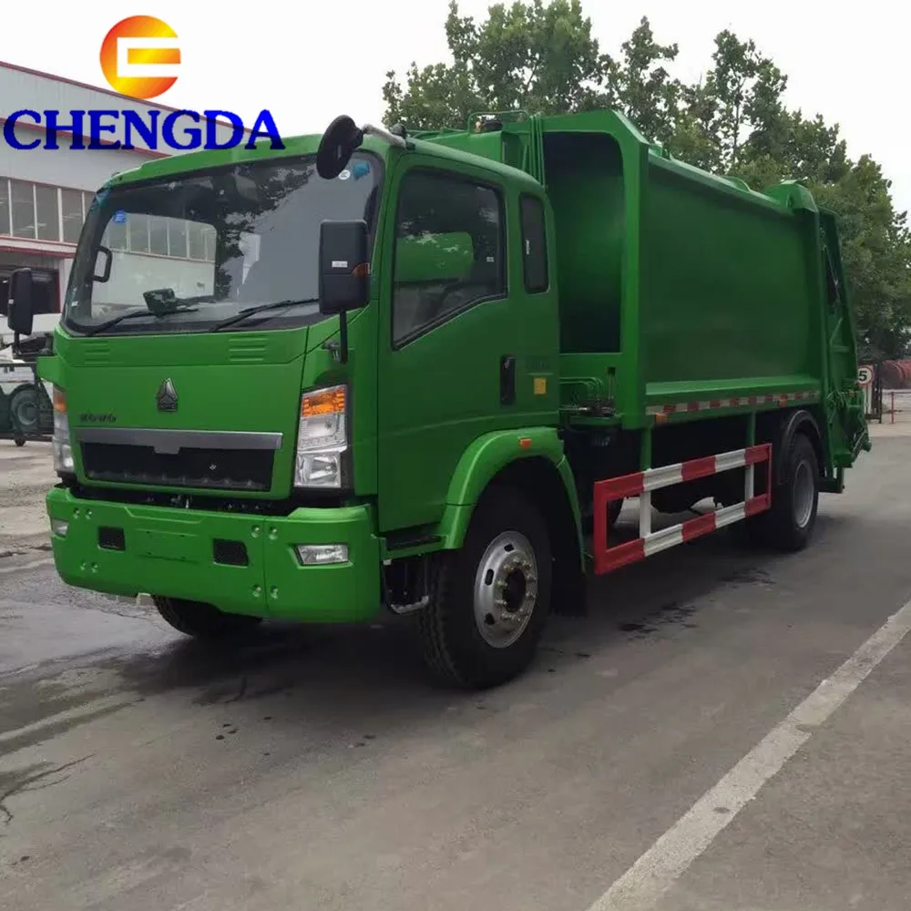 Howo Garbage Truck Prices Compactor Collecting 4x2 Truck Rubbish Howo Garbage Truck