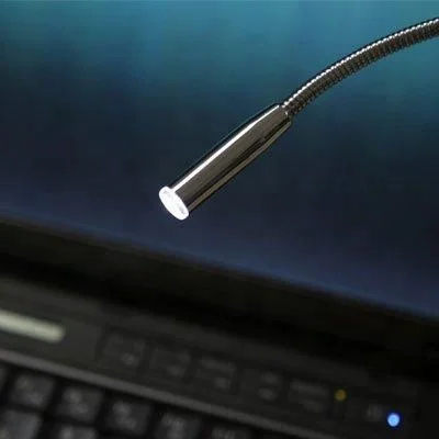 mini 1led usb lamp light flexible travel for pc notebook